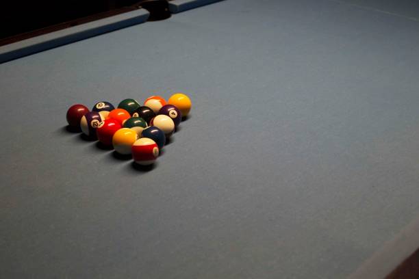istock Pool Ball Set Up Artistic 969872506