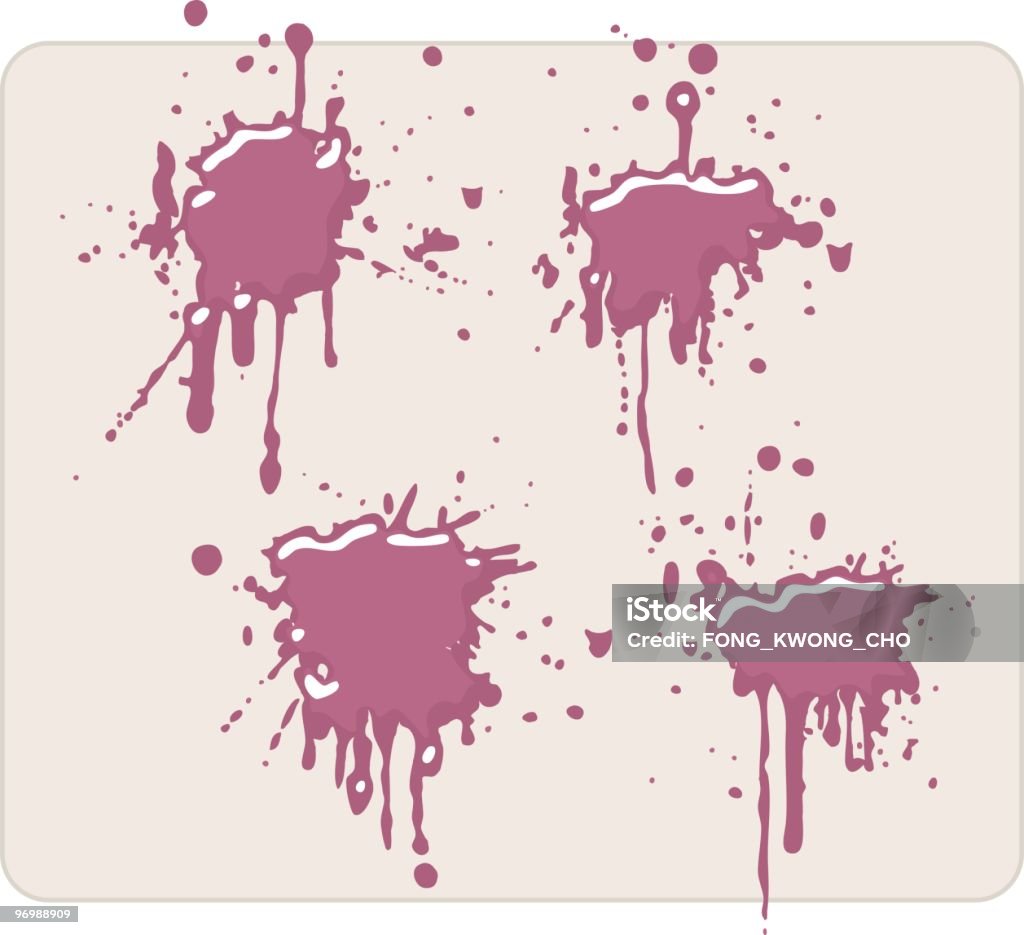 Splash Series 09  Dissolving stock vector