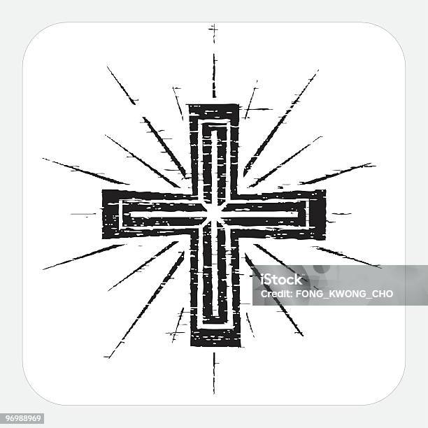 Cross Stock Vektor Art und mehr Bilder von Bewegungsunschärfe - Bewegungsunschärfe, ClipArt, Computergrafiken