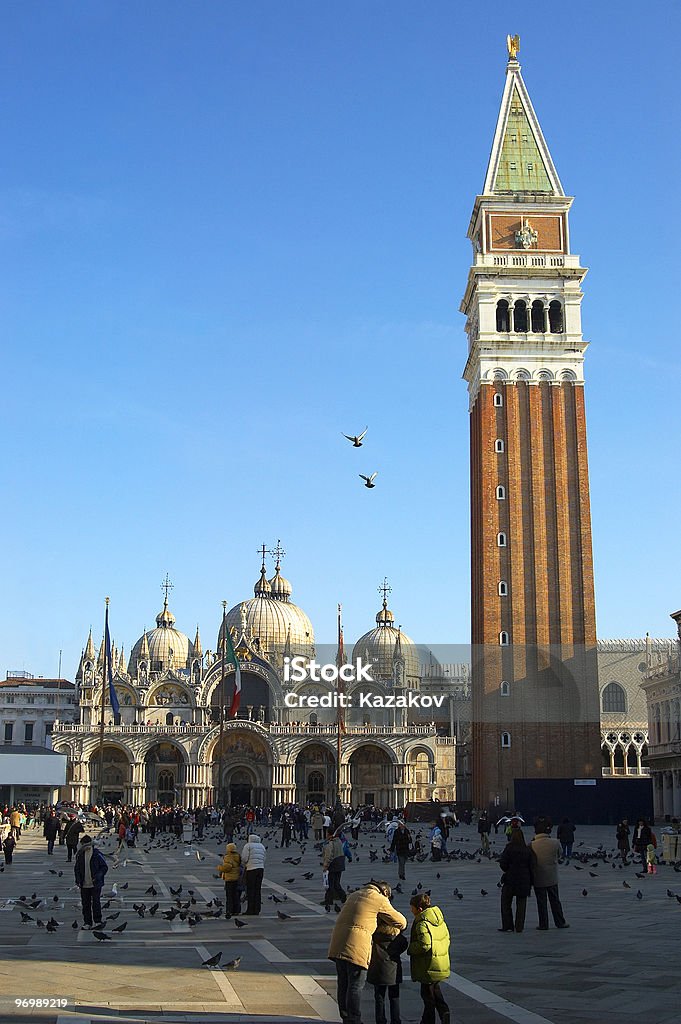 Praça de São Marco em Veneza - Foto de stock de Arcaico royalty-free