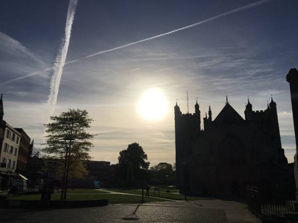 istock Exeter Cathedral green in the early morning - May 2018 969893448