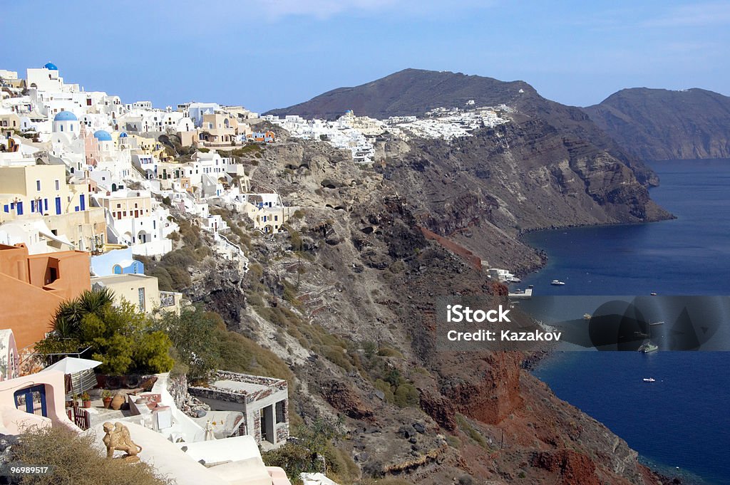 Santorini - Royalty-free Admirar a Vista Foto de stock