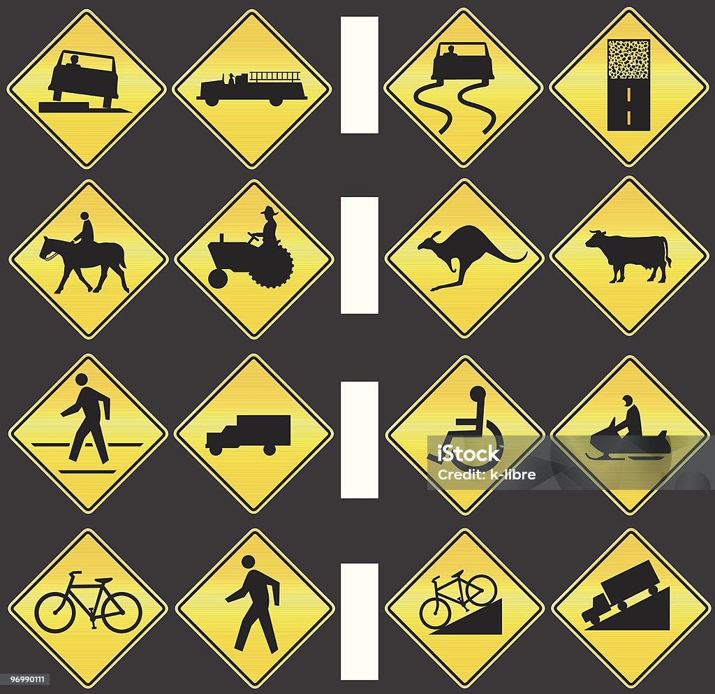ベクトルの道路標識 - イラストレーションのロイヤリティフリーベクトルアート