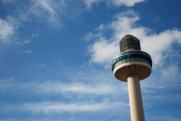 Radio city tower in Liverpool with copy space