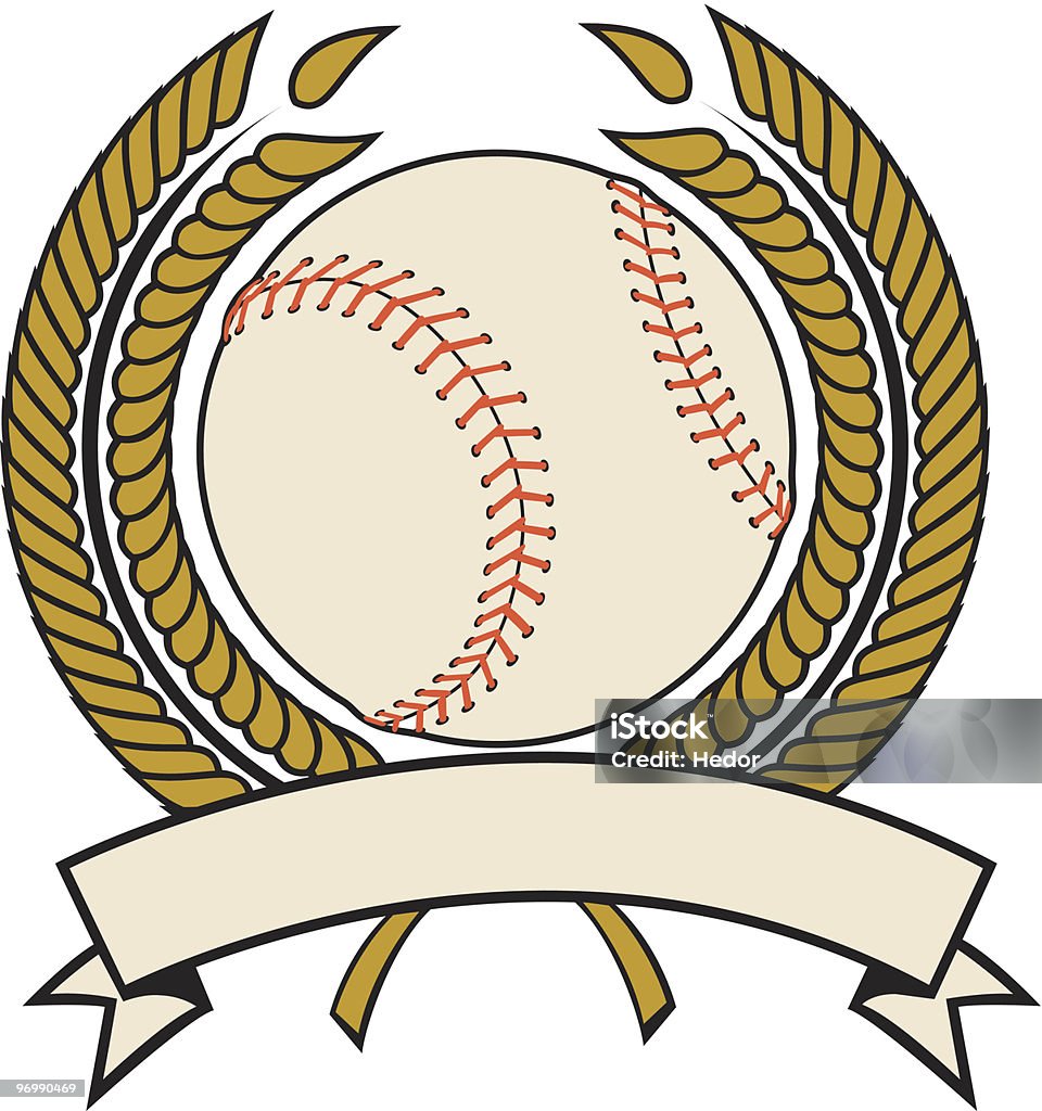 Baseball Vector Image Color Baseball Stock Illustration - Download Image Now - Backgrounds ...