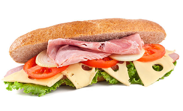istock sandwich with vegetables, cheese and meat 96991334