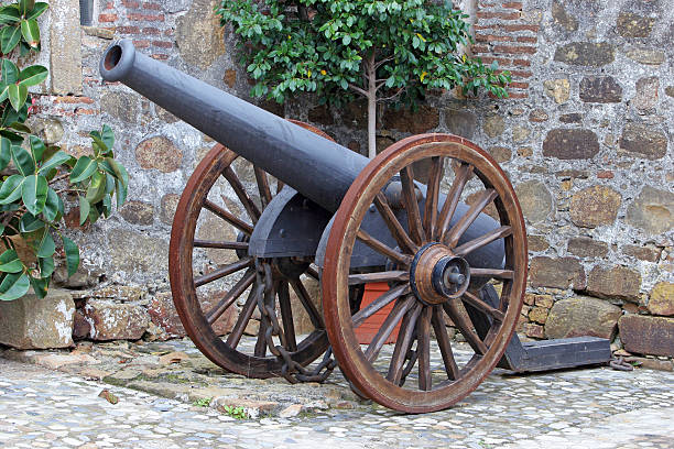 istock Antique Canon in castle in Spain 96992292