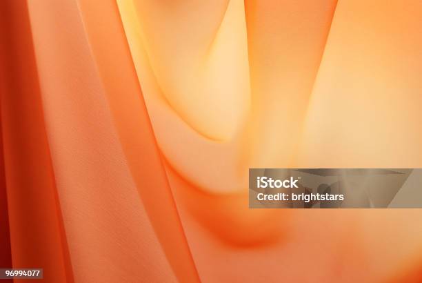 Orangesilk Stockfoto und mehr Bilder von Abstrakt - Abstrakt, Abstrakter Bildhintergrund, Biegung