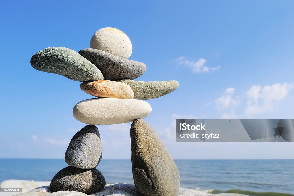 Symbolical stones  Balance Stock Photo