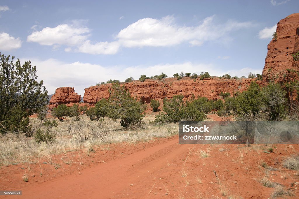 road in red rock new mexico  Adobe - Material Stock Photo