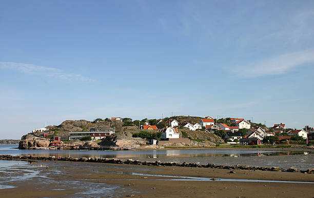 istock Swedish houses and rocks 96996166