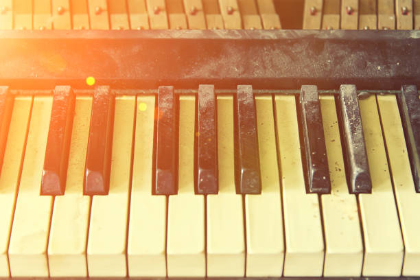 istock repair old piano, keys and hammers 969967382