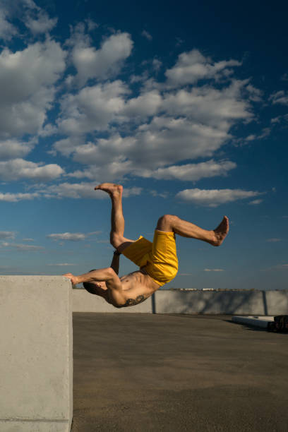 istock Tricking on the street. Martial arts 969970900