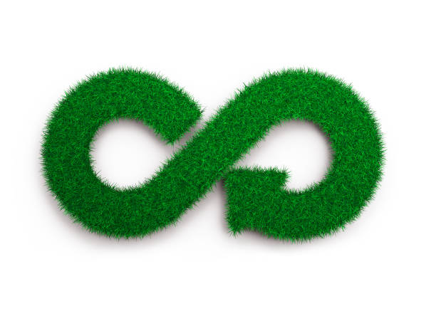 istock ECO and circular economy concept, 3D illustration. 969973532