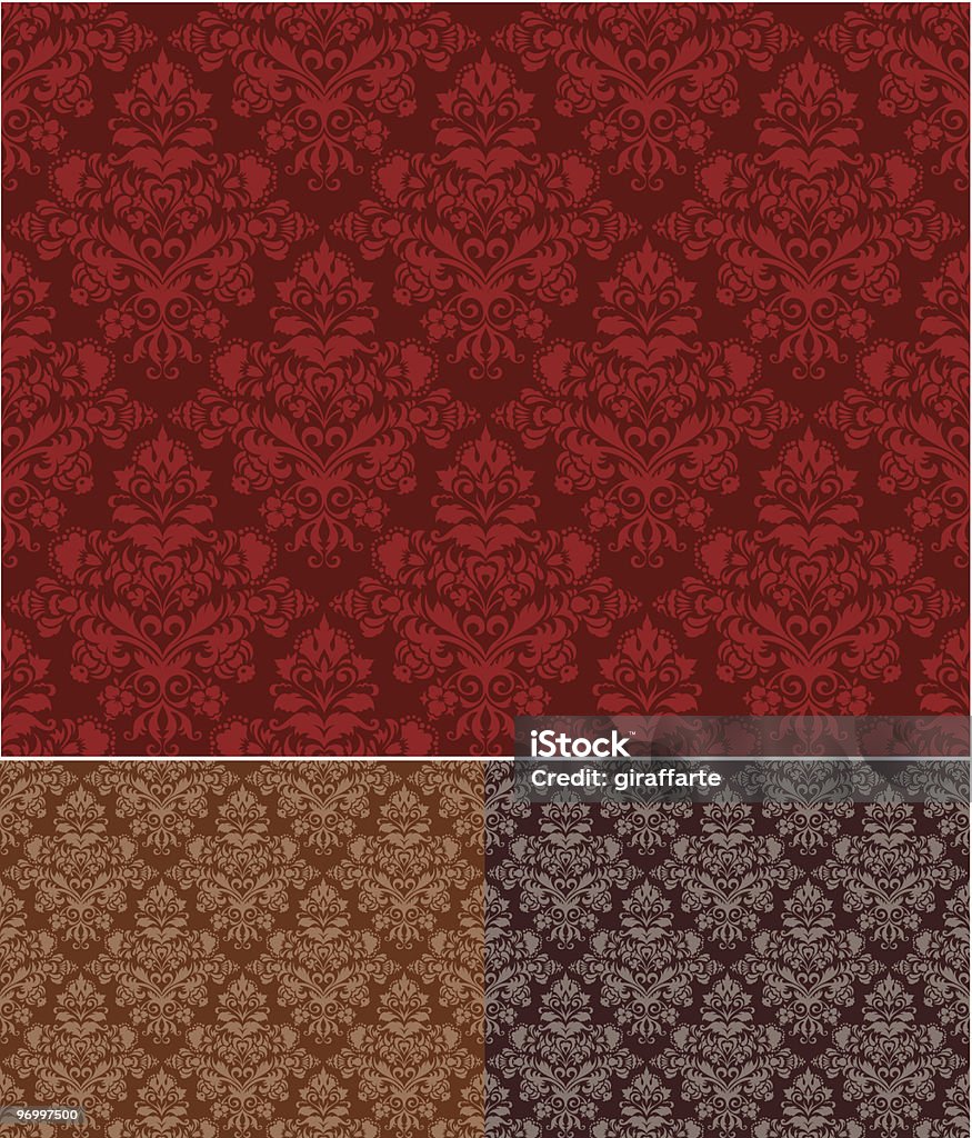 Antico seamless pattern 1 - arte vettoriale royalty-free di Antico - Vecchio stile