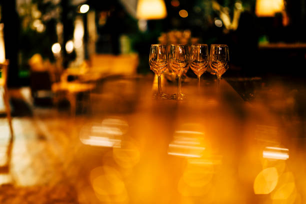 Luxury Table setting for party, Christmas, holidays and weddings.