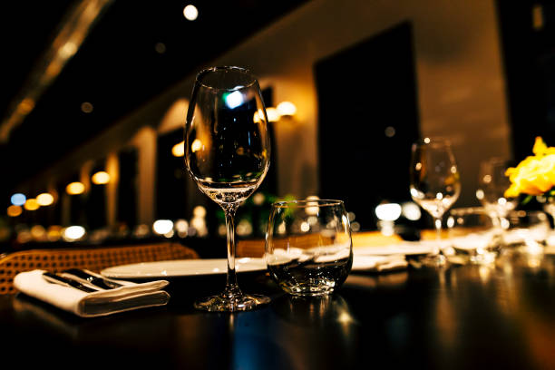 istock Luxury Table setting for party, Christmas, holidays and weddings. 969975884