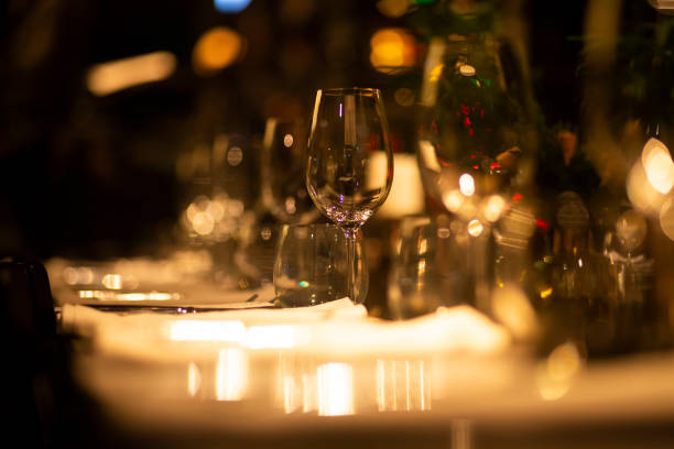 istock Luxury Table setting for party, Christmas, holidays and weddings. 969976186