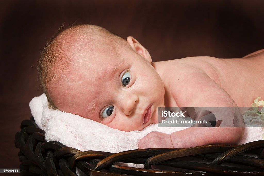 Crazy Eyes  Baby - Human Age Stock Photo