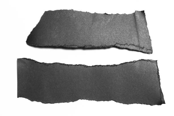 istock black torn paper on white background. collection paper rip 970012536