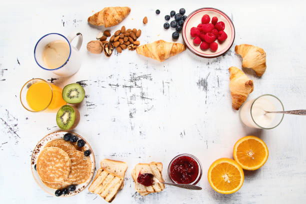 istock Healthy tasty breakfast. 970042744