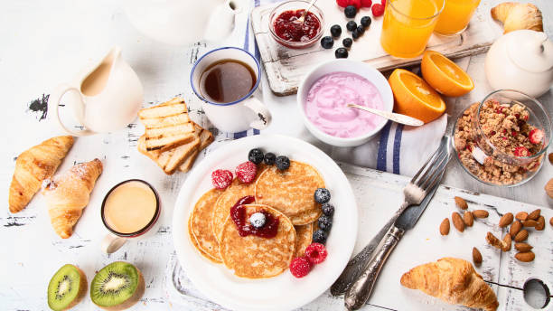 istock Healthy tasty breakfast. 970042862