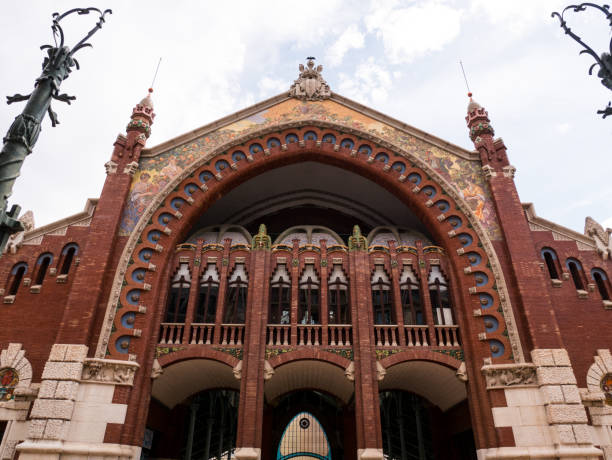 istock front view of the Mercado de Colon in Valencia, Spain 970053020