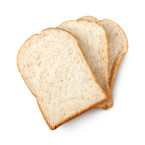 istock Toast bread sliced isolated on white and shadow. 970053662