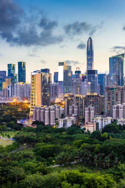 istock Shenzhen city skyline 970056810