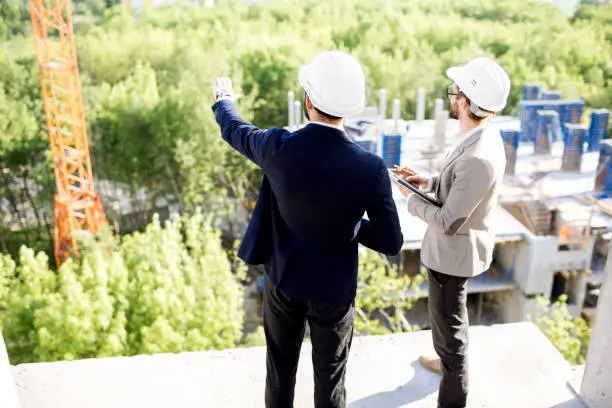 Photo of Supervising the process of house construction