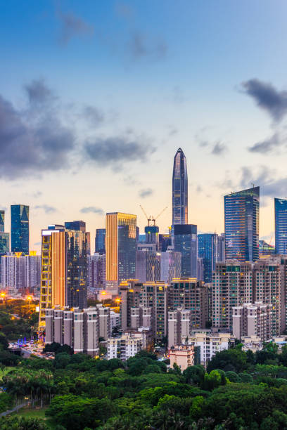 istock Shenzhen city skyline 970070698