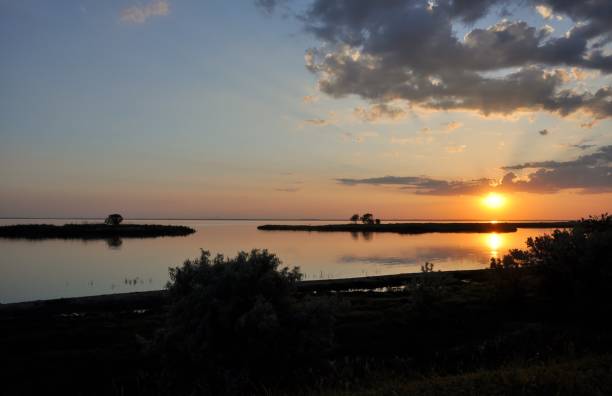istock Sunset evening nature country summer water 970078198