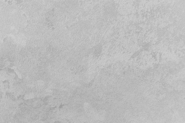 istock Texture of gray and white decorative plaster. 970086500