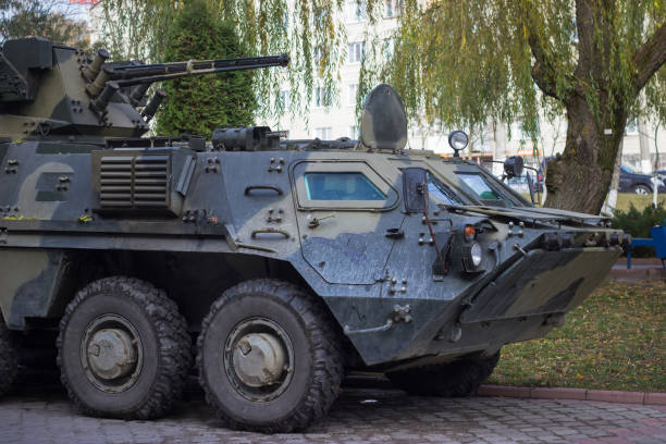 istock Military tank in the field 970096138