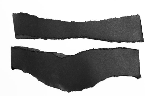 istock black torn paper on white background. collection paper rip 970101646