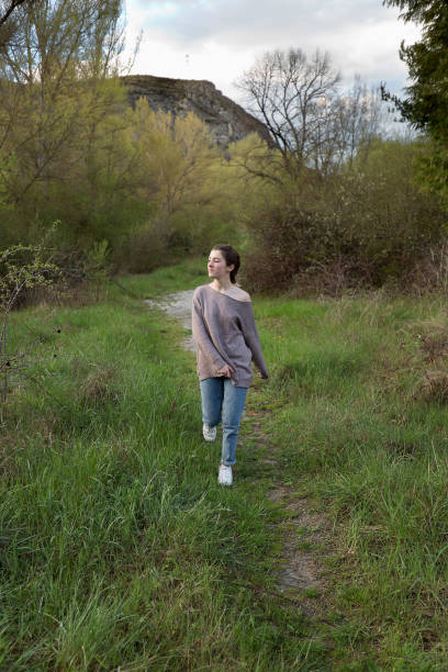 istock Teenager walking through the Pyrenees Aragones 970109020