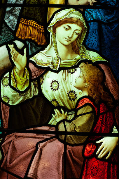 istock Stained glass church windows 970113356