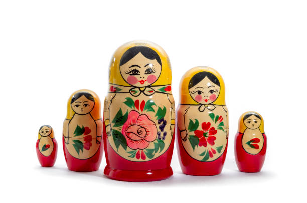 istock Russian matryoshka dolls in different sizes 970114330