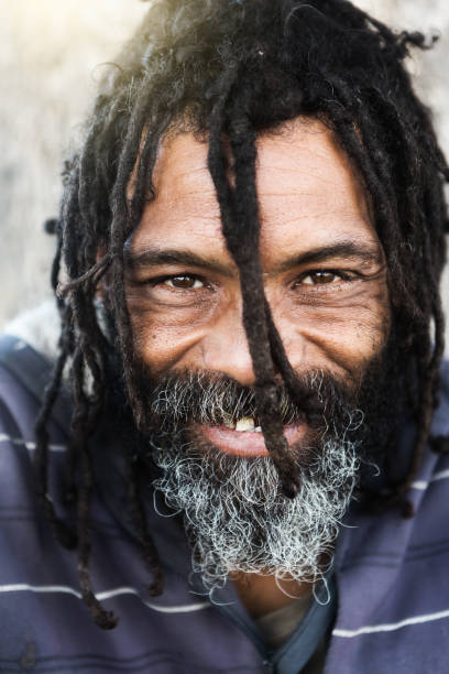 istock Dreadlocked man smiles with twinkling eyes 970118656