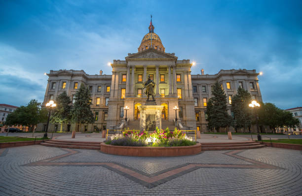 istock Colorado State Capitol at Night 970123120
