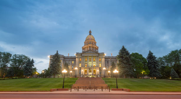 istock Colorado State Capitol at Night 970123190