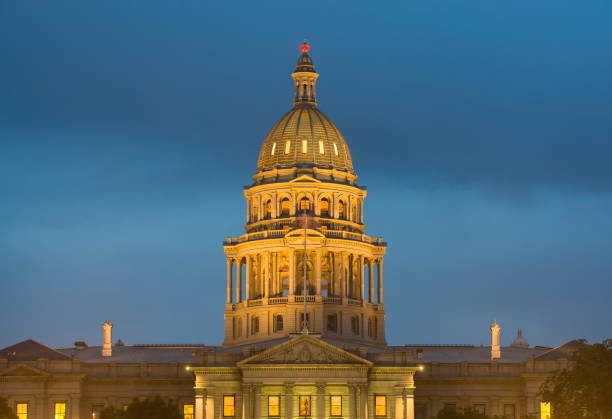 Colorado State Capitol at Night