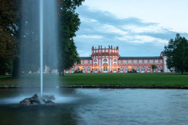 Stuttgart, Germany. October 23, 2013. The Schlossplatz City Square in Stuttgart at early morning. HDR Look