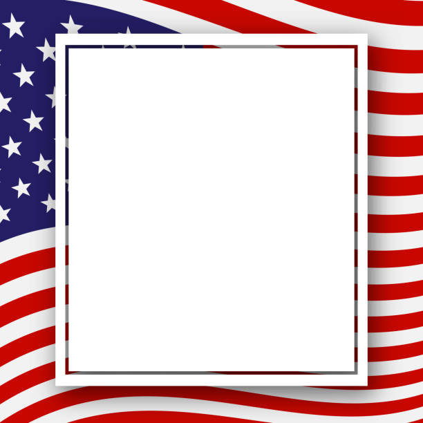 국기, 미국 애국 배경 휴일 독립 기념일 대통령 일 노동의 날 선거 애국적인 미국 테마 벡터에 대 한 색상의 줄무늬와 별 패턴 템플릿 - patriotism fourth of july backgrounds american flag stock illustrations