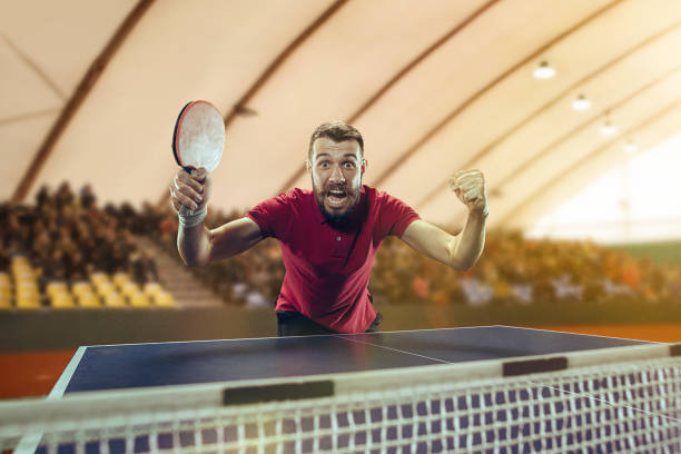 istock The table tennis player celebrating victory 970158072