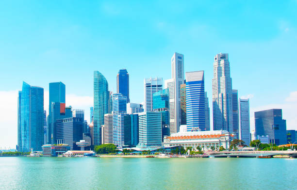 istock Singapore Downtown business architecture 970160782