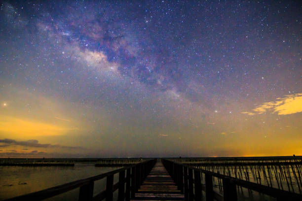 istock milky way at the bridge 970163282