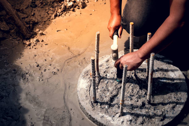 istock Seismic test on concrete pile 970170114