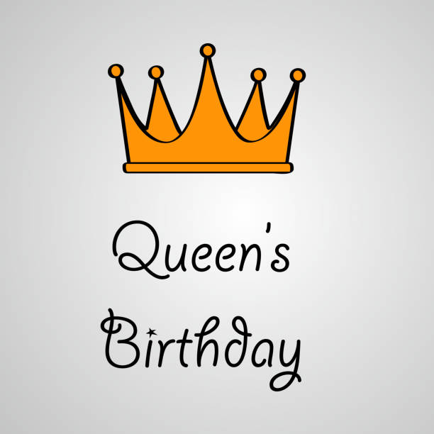 istock Illustration of background for Queen's birthday 970172036