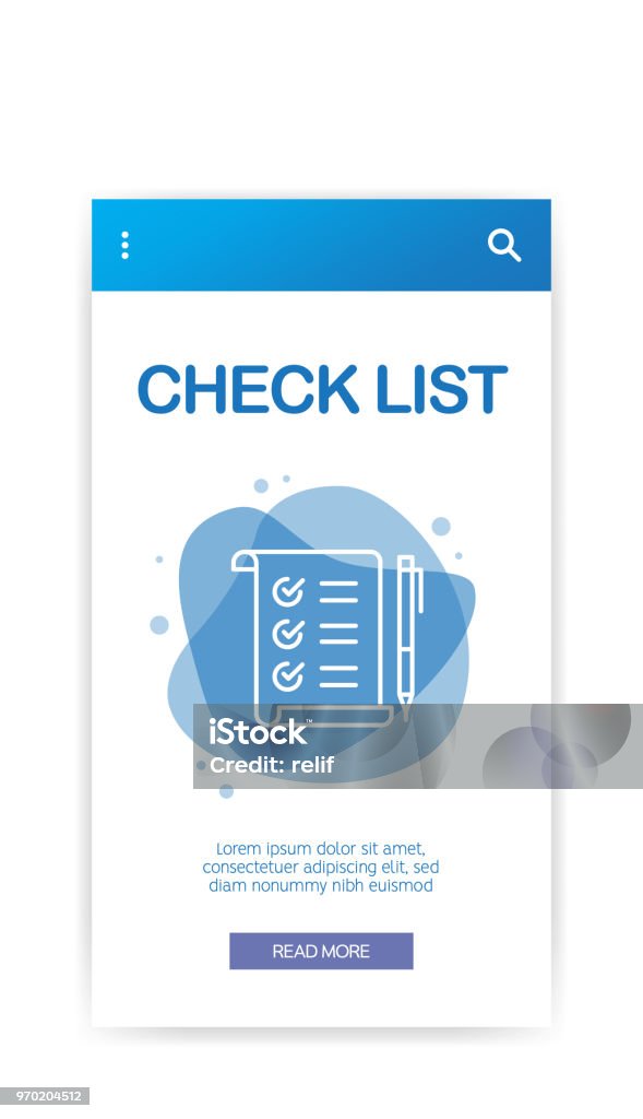 Info Checklist Check List Infographic Stock Illustration - Download Image Now ...